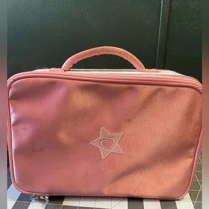 American Girl Bitty Baby Suitcase Zipper Bag Pink 8 x 11 Inch Pink